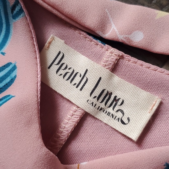 Peach Love California Pink Cactus Swing Dress - Picture 7 of 9